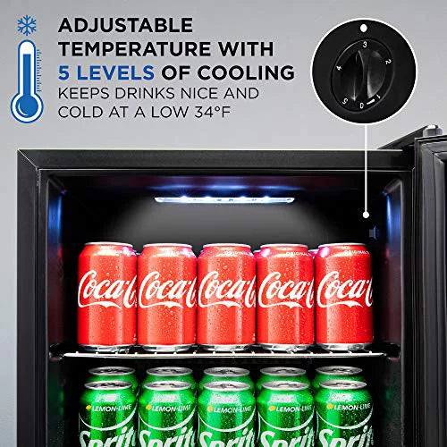 62 Can Beverage Refrigerator Stainless Steel G992