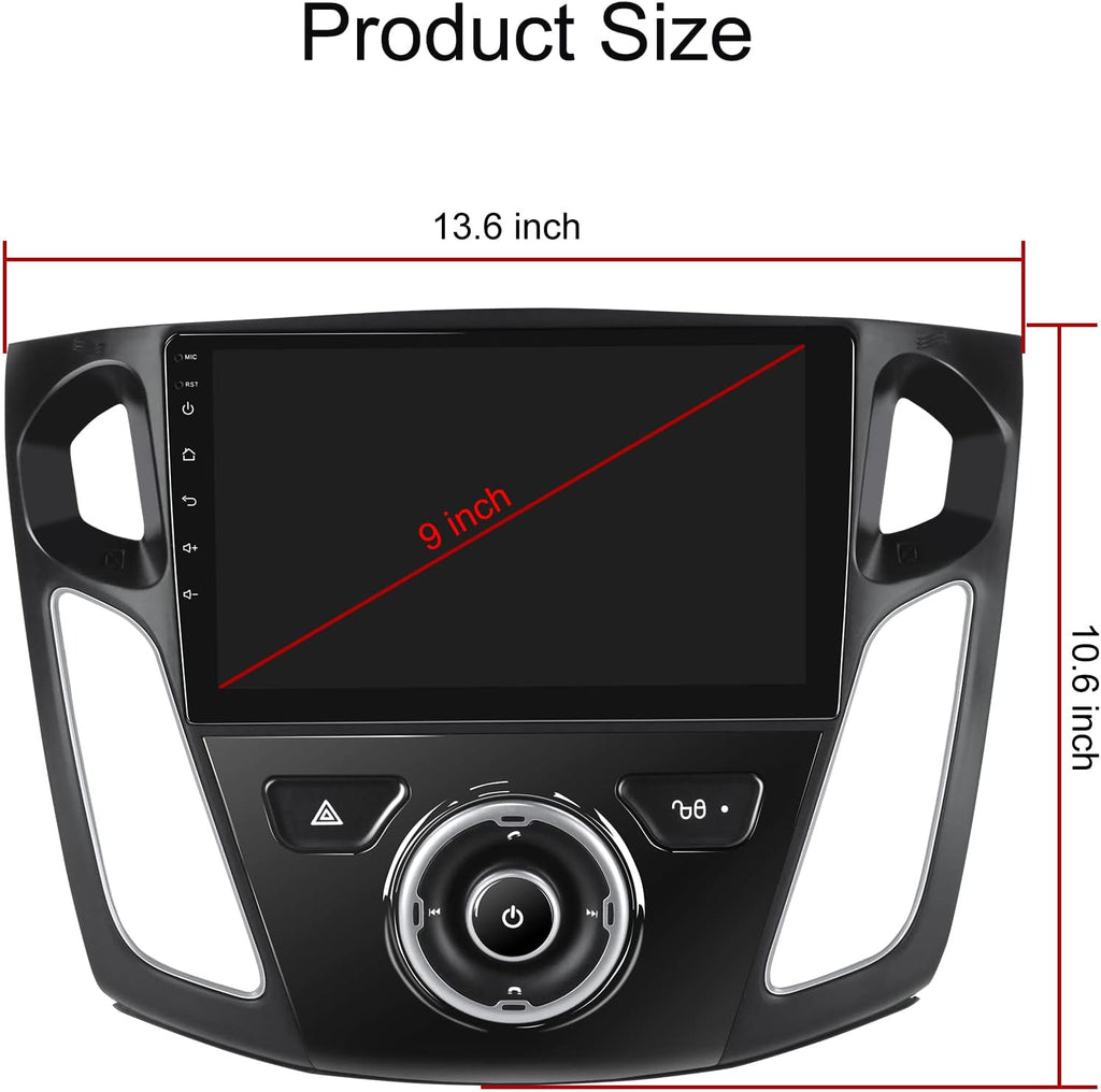 9 inch IPS Touch Screen Car Radio with CarPlay Bluetooth DSP D816