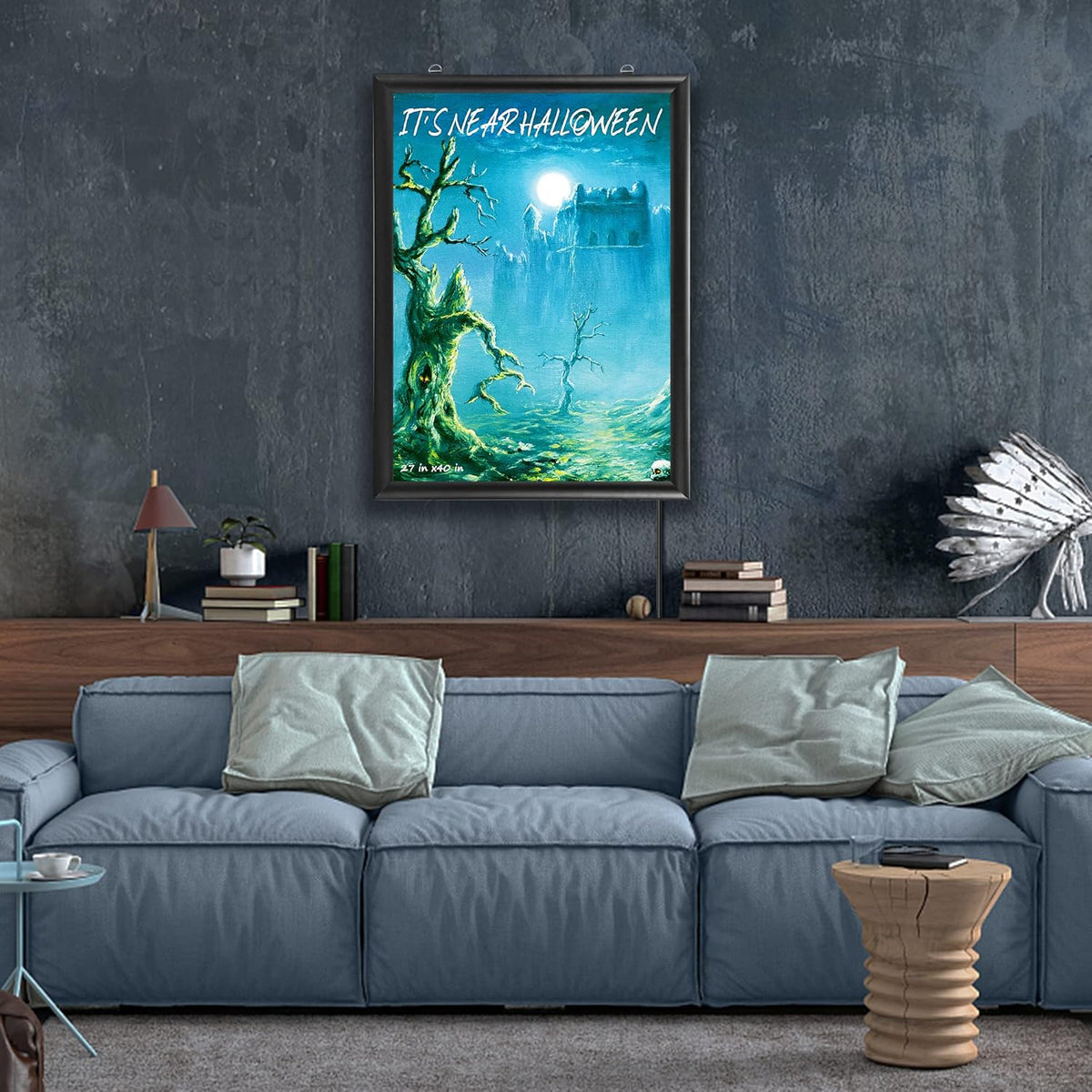 24"×36" Black Illuminated Backlit Movie Poster Frame B364244
