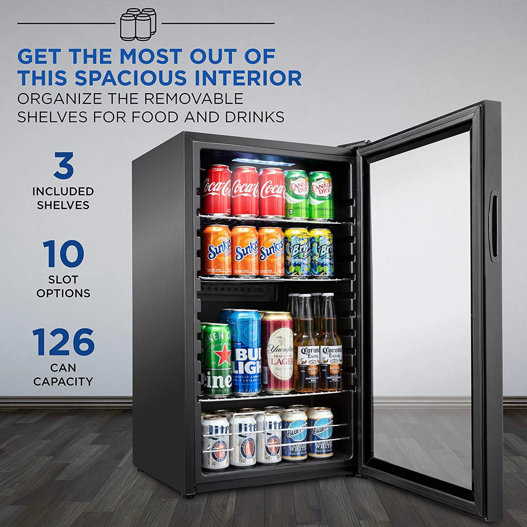 62 Can Beverage Refrigerator Stainless Steel G992
