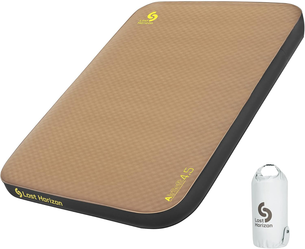 4.5” Thick Self Inflating Sleeping Pad with Pump Sack O255351