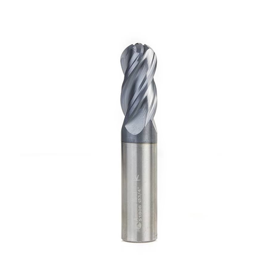 CNC Solid Carbide Ball Nose with AlTiN Coating T431197