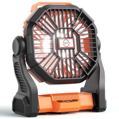 Portable Camping Fan with LED Lantern G84286
