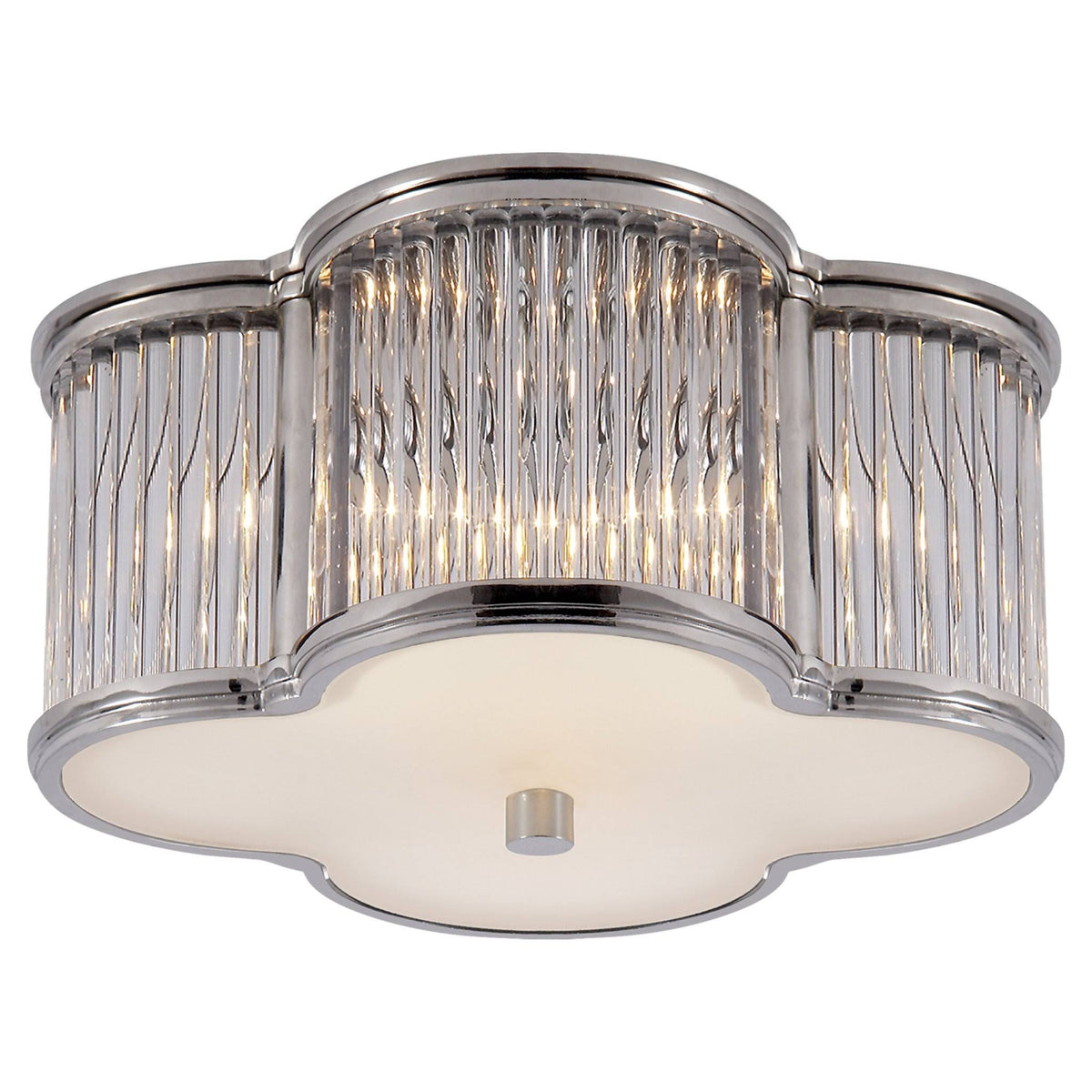 Two Light Flush Mount with Clear Glass E254