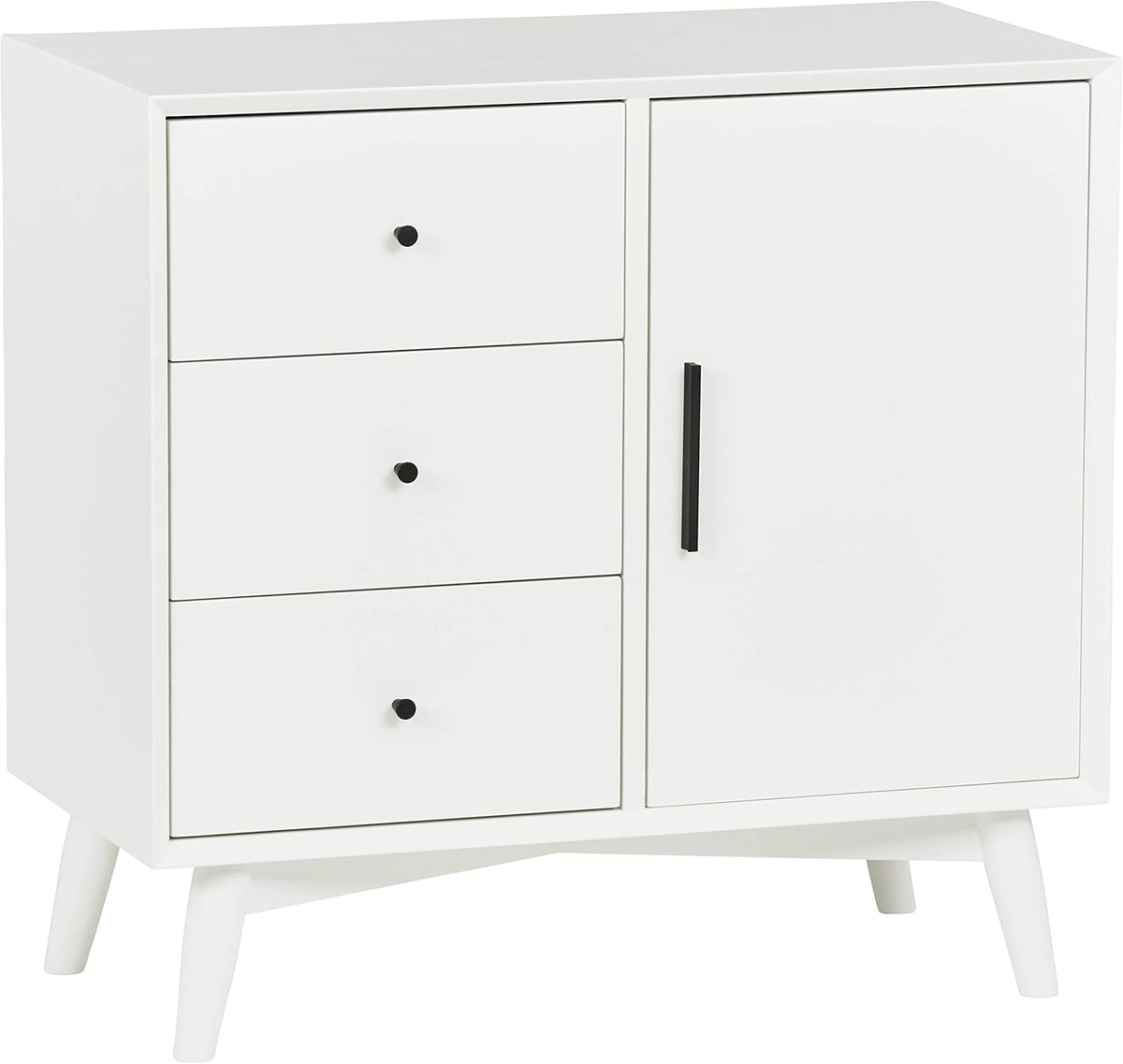 White Media Storage Cabinet H9658