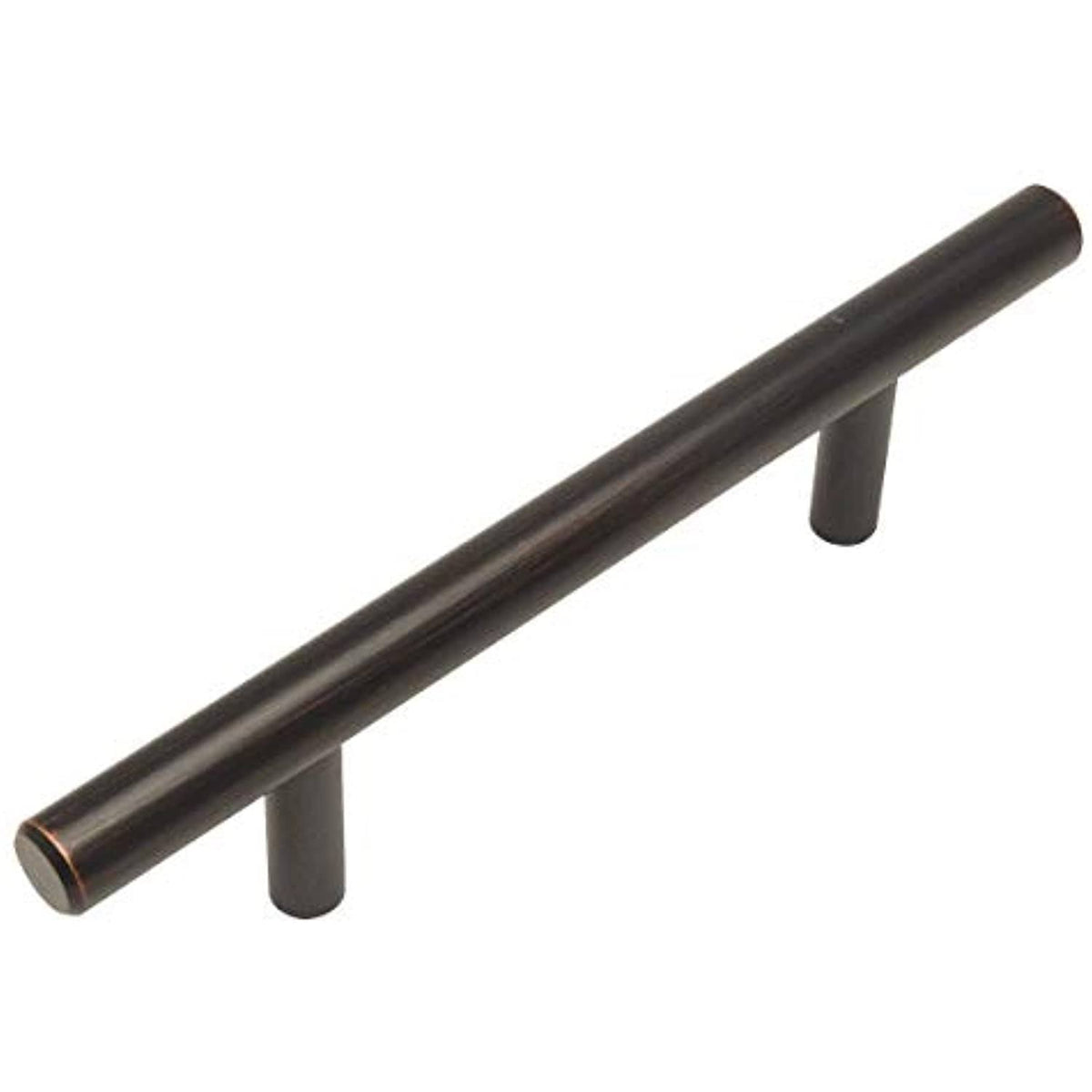 Oil Rubbed Bronze Solid Steel 3/8 inch Slim Line Euro Style Cabinet Hardware Bar Pull K837973