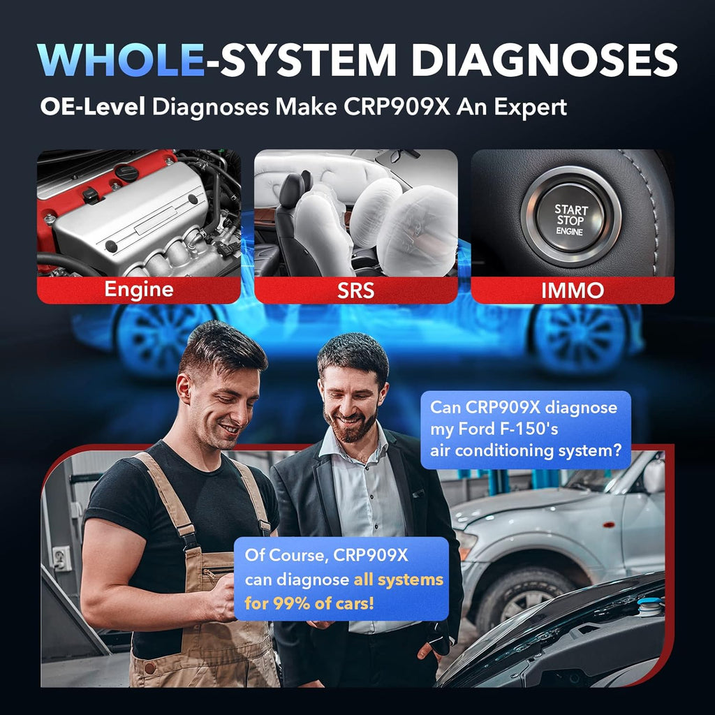 OE-Level All Systems Diagnostic Scan Tool with 26+ Reset Services A36491