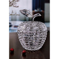 Set of 4 Clear Diamond Cut Apple Shaped Jar P4667