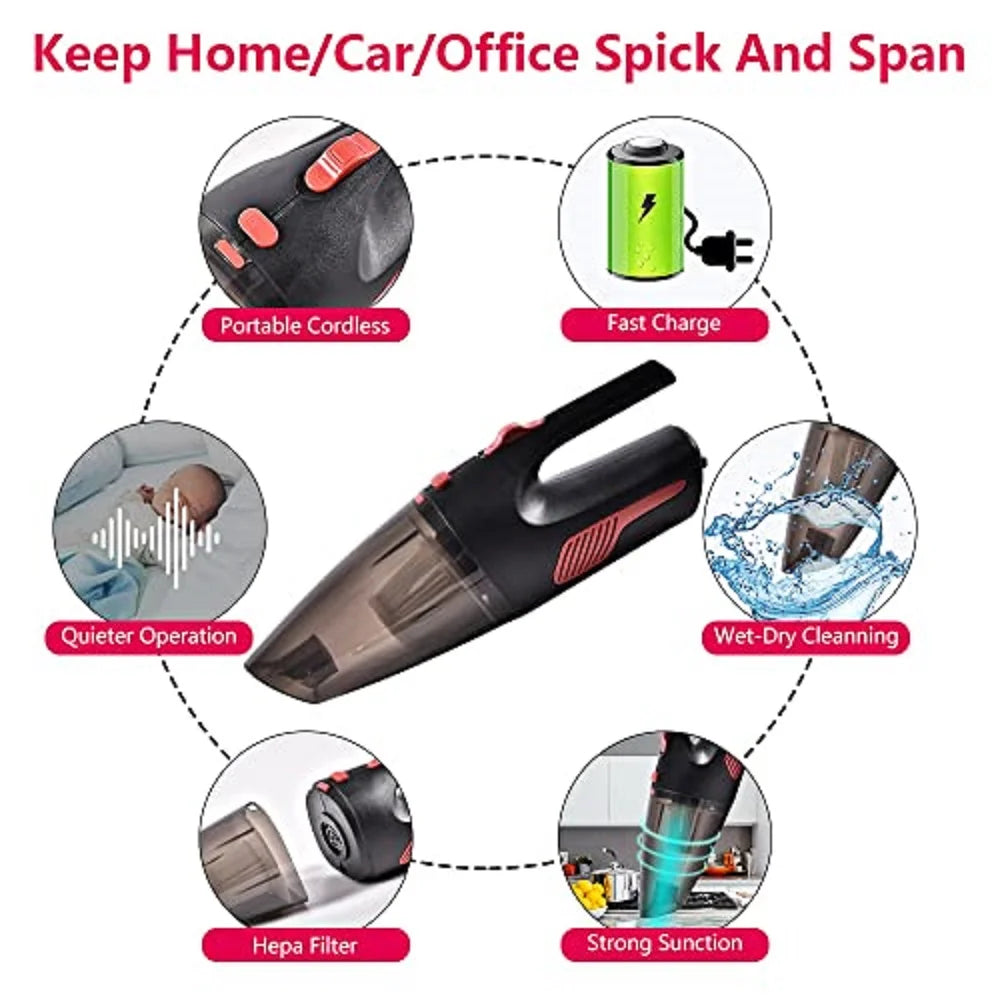 12V 120W Portable Wet Dry Handheld Car Vacuum Cleaner C852757