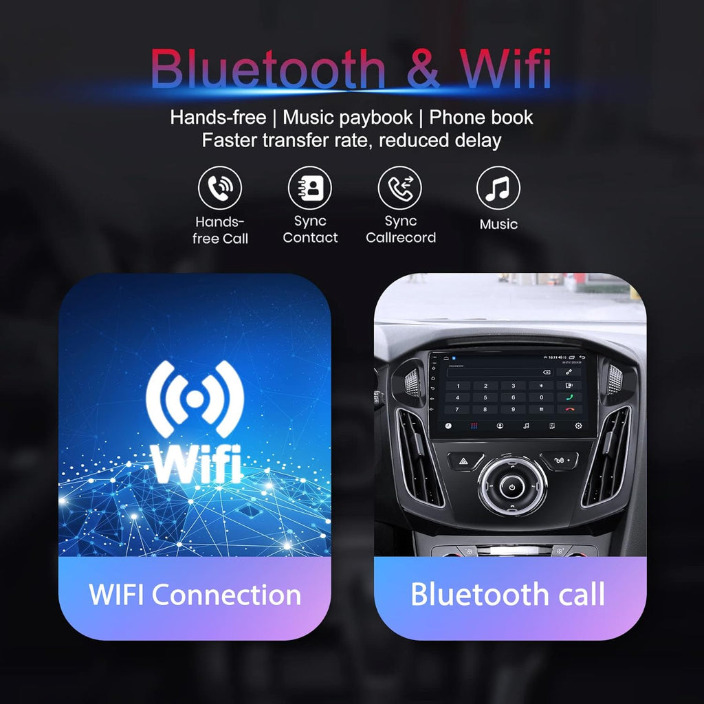 9 inch IPS Touch Screen Car Radio with CarPlay Bluetooth DSP D816