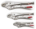 5 Piece Curved Jaw & Long Nose Locking Pliers with Wire Cutter M4611