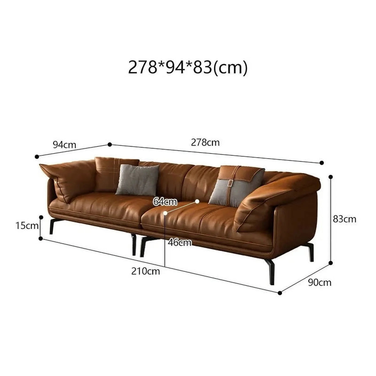 Leather Sofa L663329