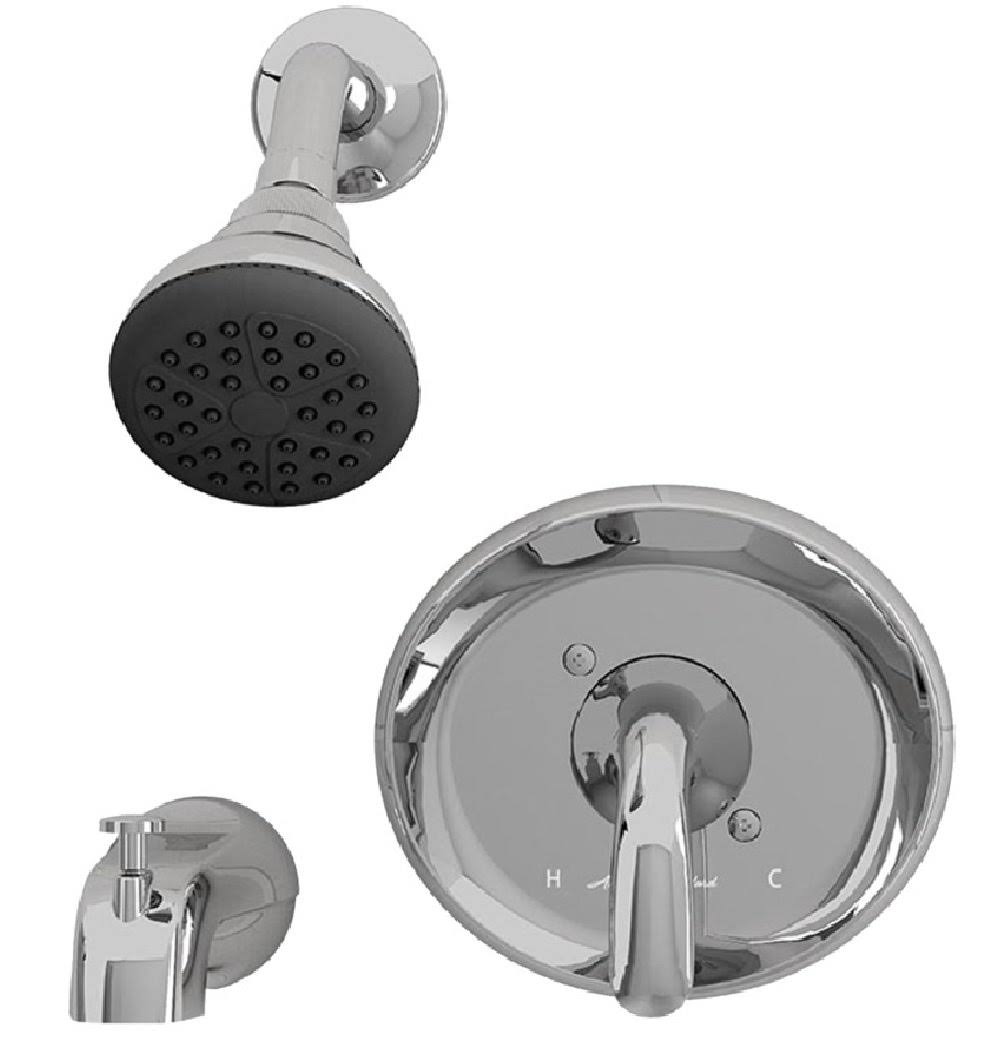 Polished Chrome Tub and Shower Faucet R6096
