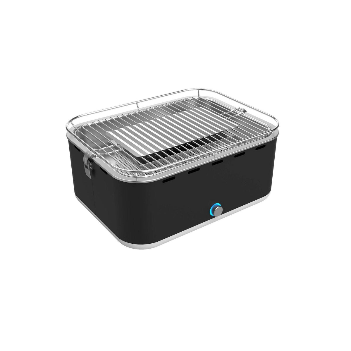 Silver Portable Charcoal Grill M8685