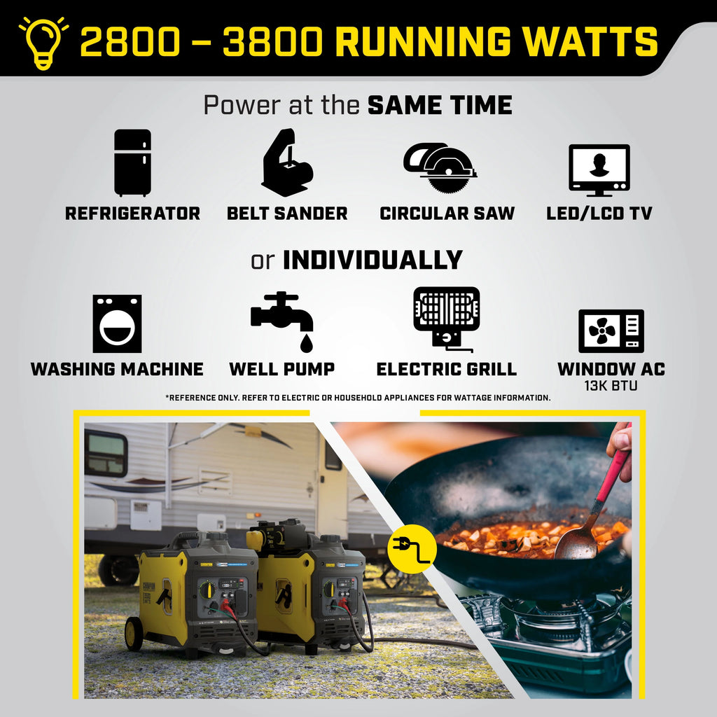 3500-Watt Inverter Generator T3423
