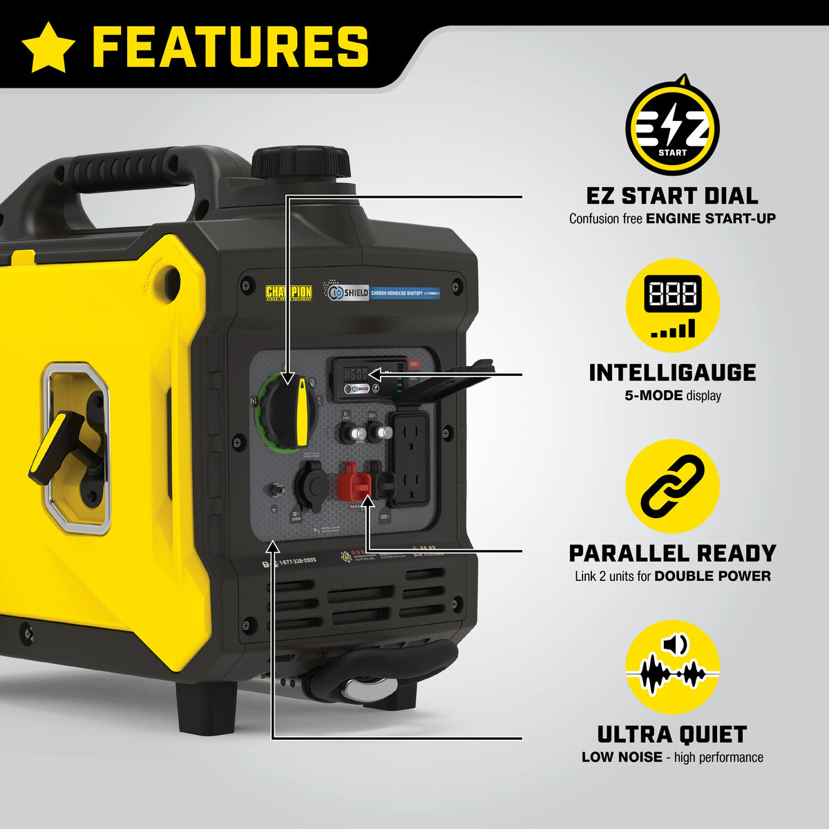 3500-Watt Inverter Generator T3423