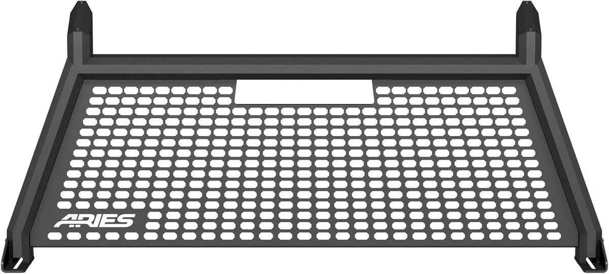 Black Aluminum Truck Headache Rack Cab Protector B410