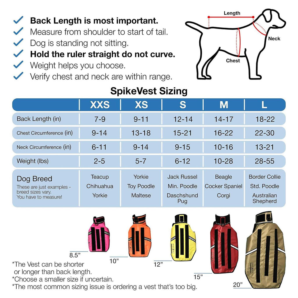 Reflective Dog Harness Vest with Spikes H806