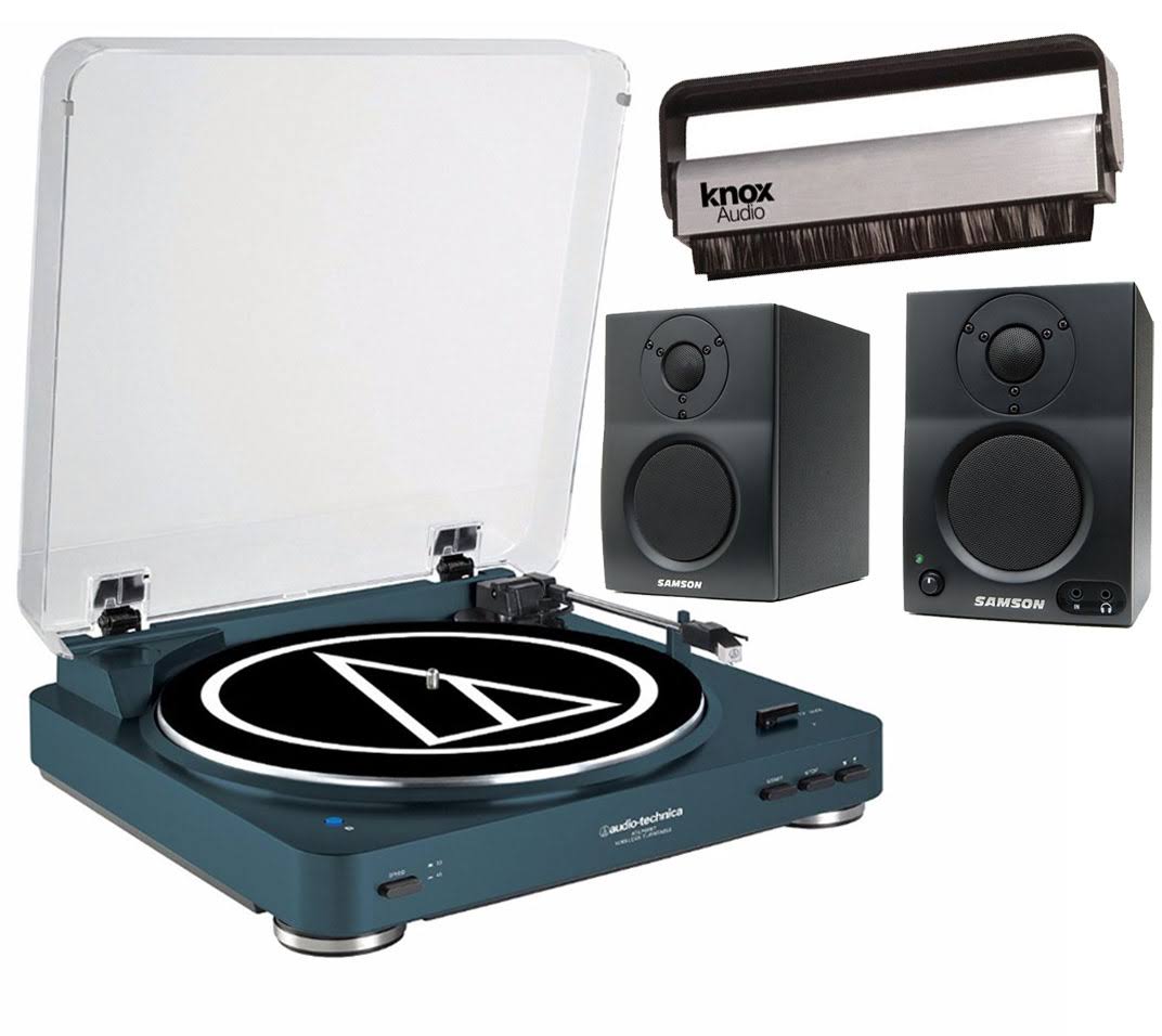 Turntable with Monitors and Brush W1224