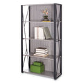 Gray 4 Shelf Bookcase M6363