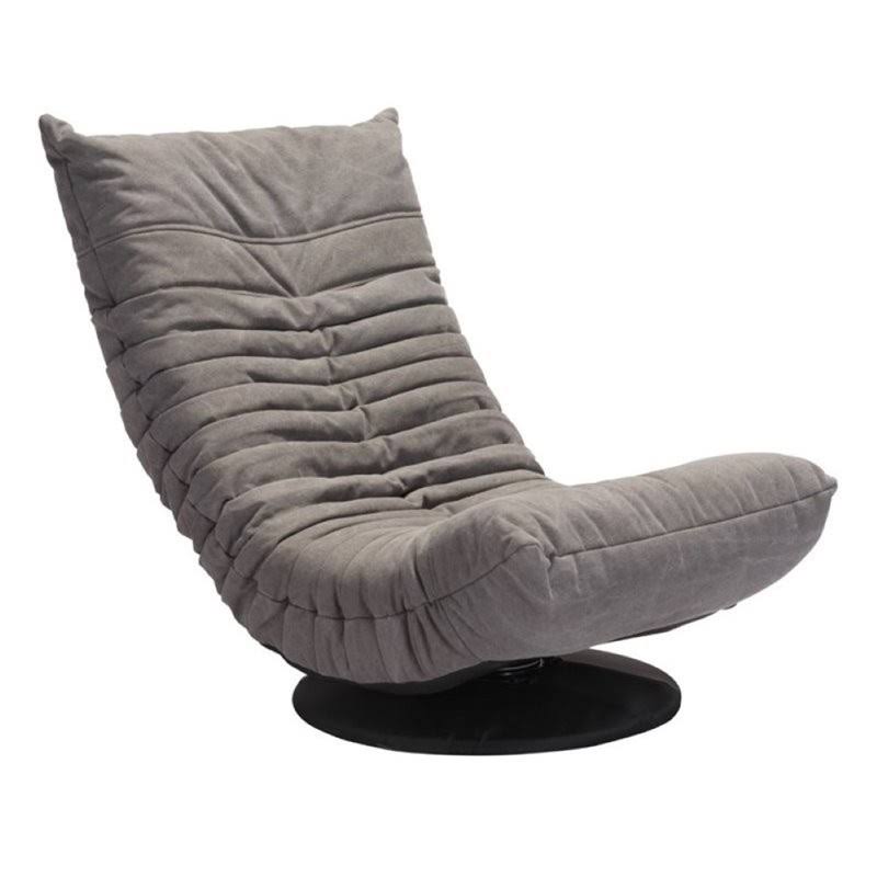 Gray Swivel Accent Chair I964472