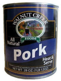 Canned Pork Chunks, All Natural, 28 Oz Pack of 4 W83948