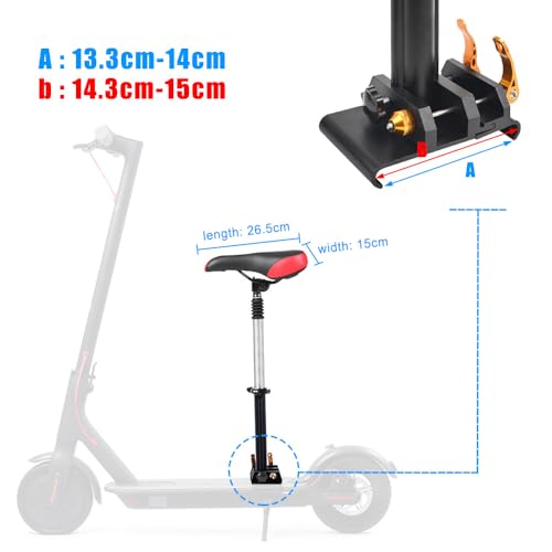 Foldable Adjustable Electric Scooter Seat B69521