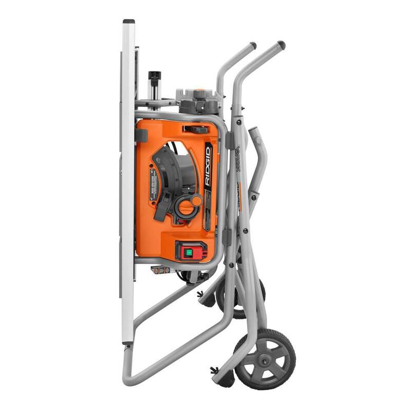 10 Amp 10 in. Corded Table Saw with Stand T621807