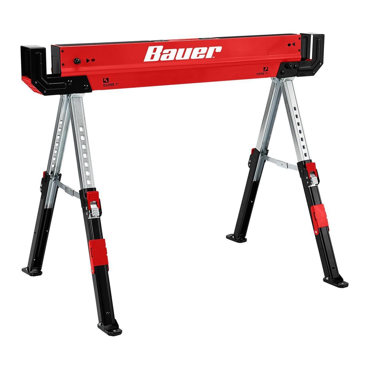 32 in. Steel Adjustable Sawhorse, 1300 lb. Capacity L84455