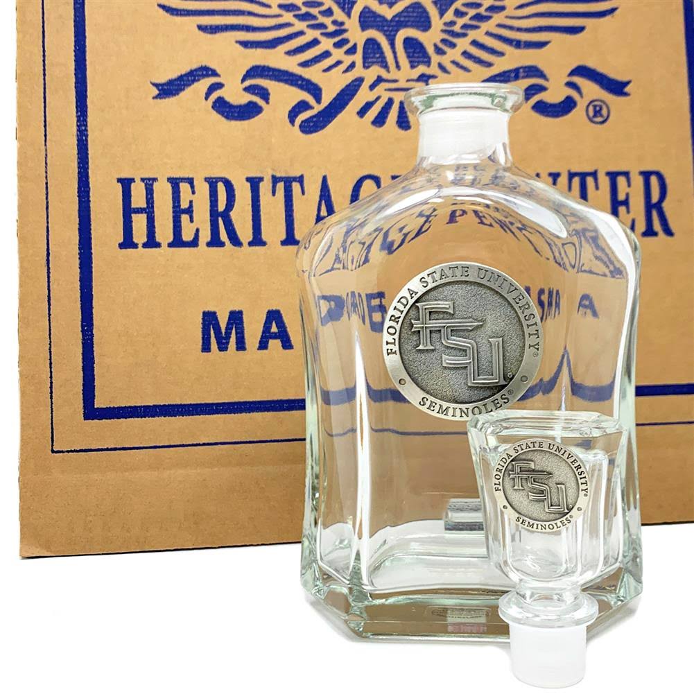 Decanter Set Whiskey Bottle and Glasses P8769