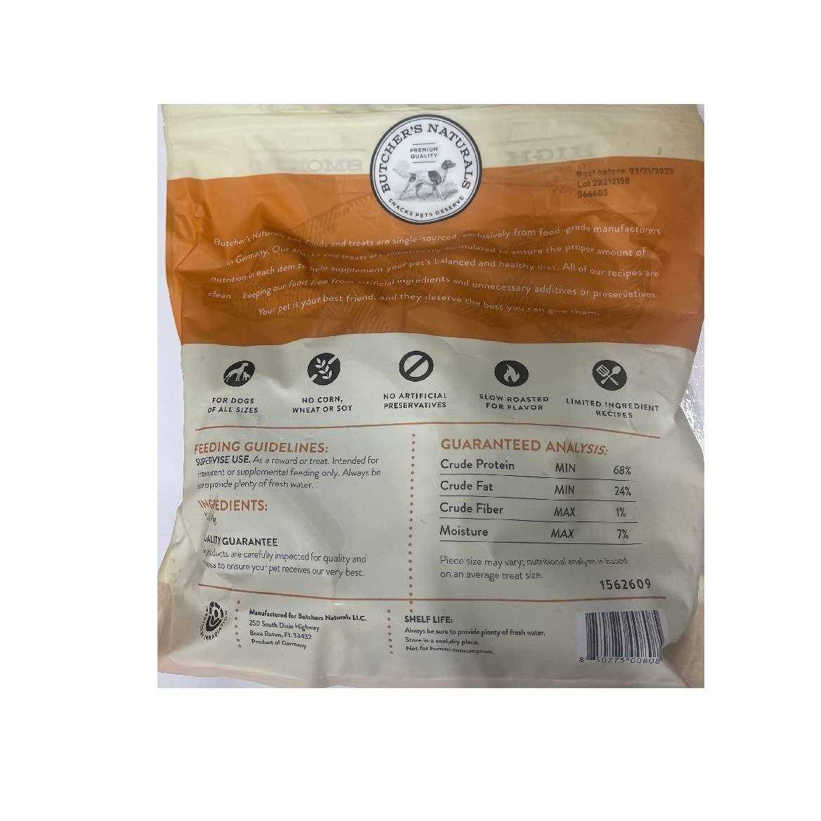 Natural Dog Treat Pig Ear U775611